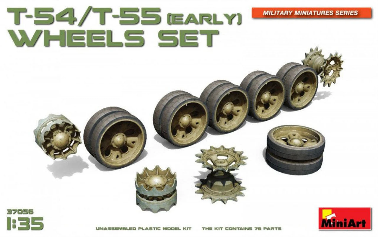 Miniart 1/35 Miniart T-54/T-55(Early) Wheels Set