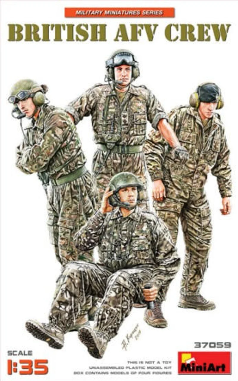 Miniart 1/35 British AFV Crew (4)