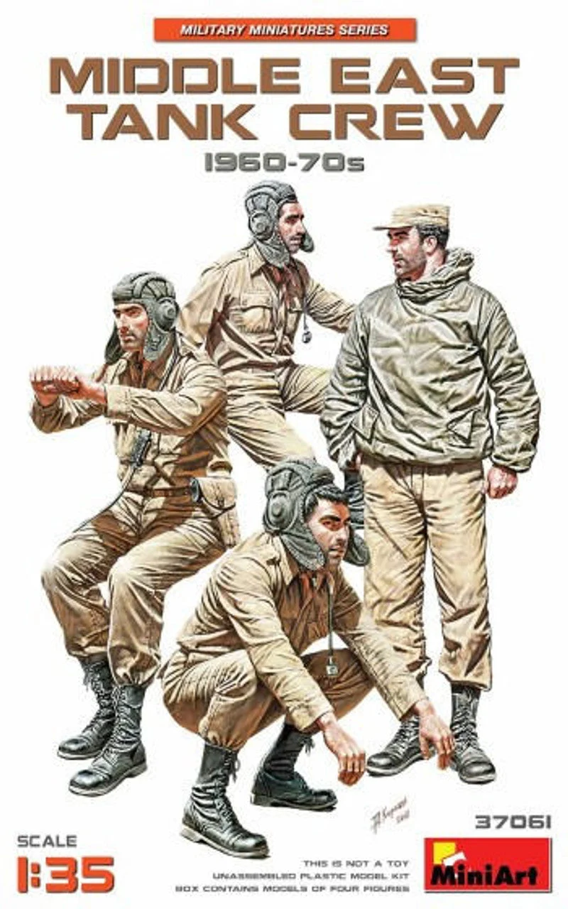 Miniart 1/35 Miniart Middle East Tank Crew 1960-70s (4)
