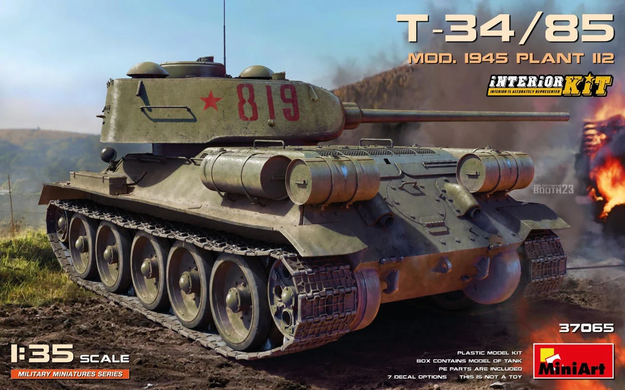 Miniart 1/35 Miniart T-34-85 Mod. 1945. Plant 112. Interior Kit