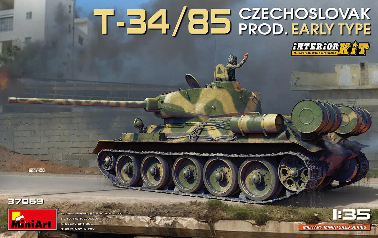 Miniart 1/35 Miniart T-34/85 Czechoslovak Prod. Early Type. Interior Kit