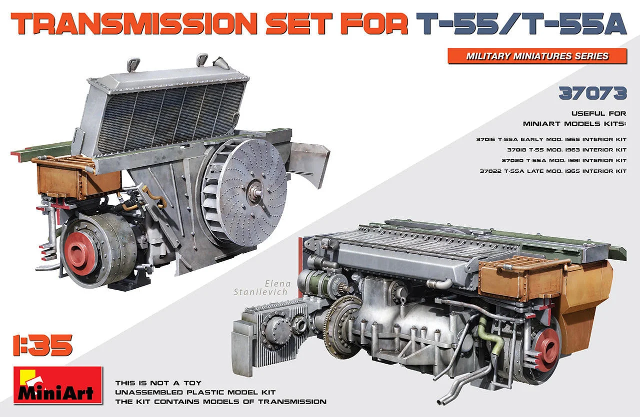 Miniart 1/35 Miniart Transmission Set for T-55/T-55A