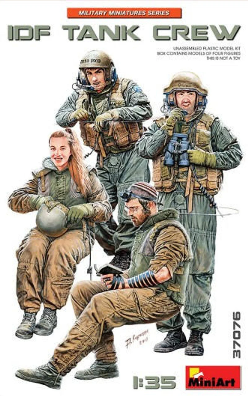 Miniart 1/35 IDF Tank Crew (4)