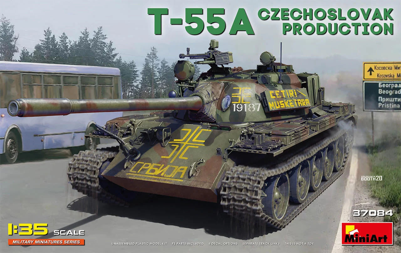 Miniart 1/35 Miniart T-55A Czechoslovak Prod.