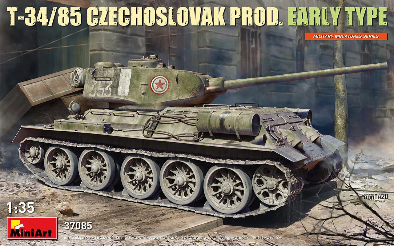 Miniart 1/35 Miniart T-34-85 Czechoslovak Prod. Early Type