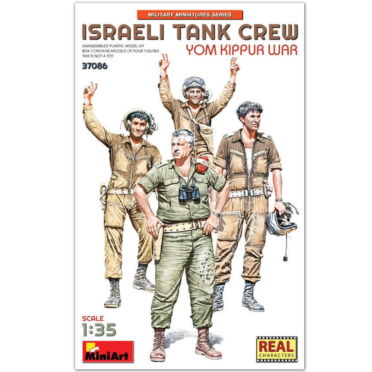 Miniart 1/35 Miniart Israeli Tank Crew. Yom Kippur War