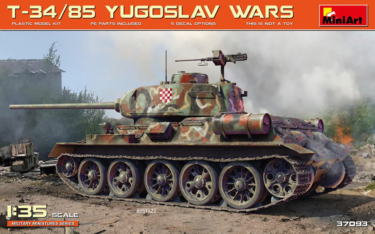 Miniart 1/35 Miniart T-34/85 Yugoslav Wars