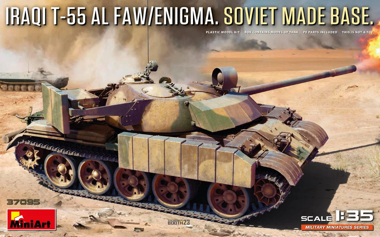 Miniart 1/35 Miniart 37095 IRAQI T-55 AL FAW/ENIGMA. SOVIET MADE BASE.