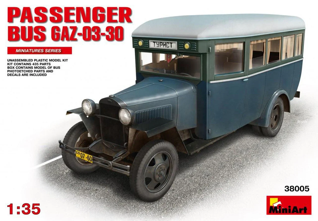 Miniart 1/35 Miniart Passenger Bus GAZ-03-30