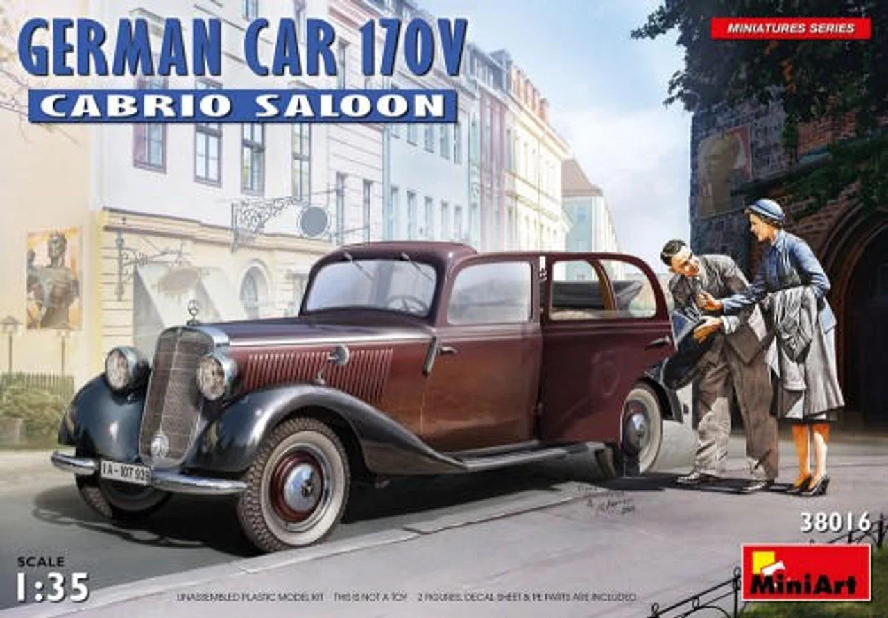Miniart 1/35 Miniart German Type 170V Convertible Saloon 4-Door Car