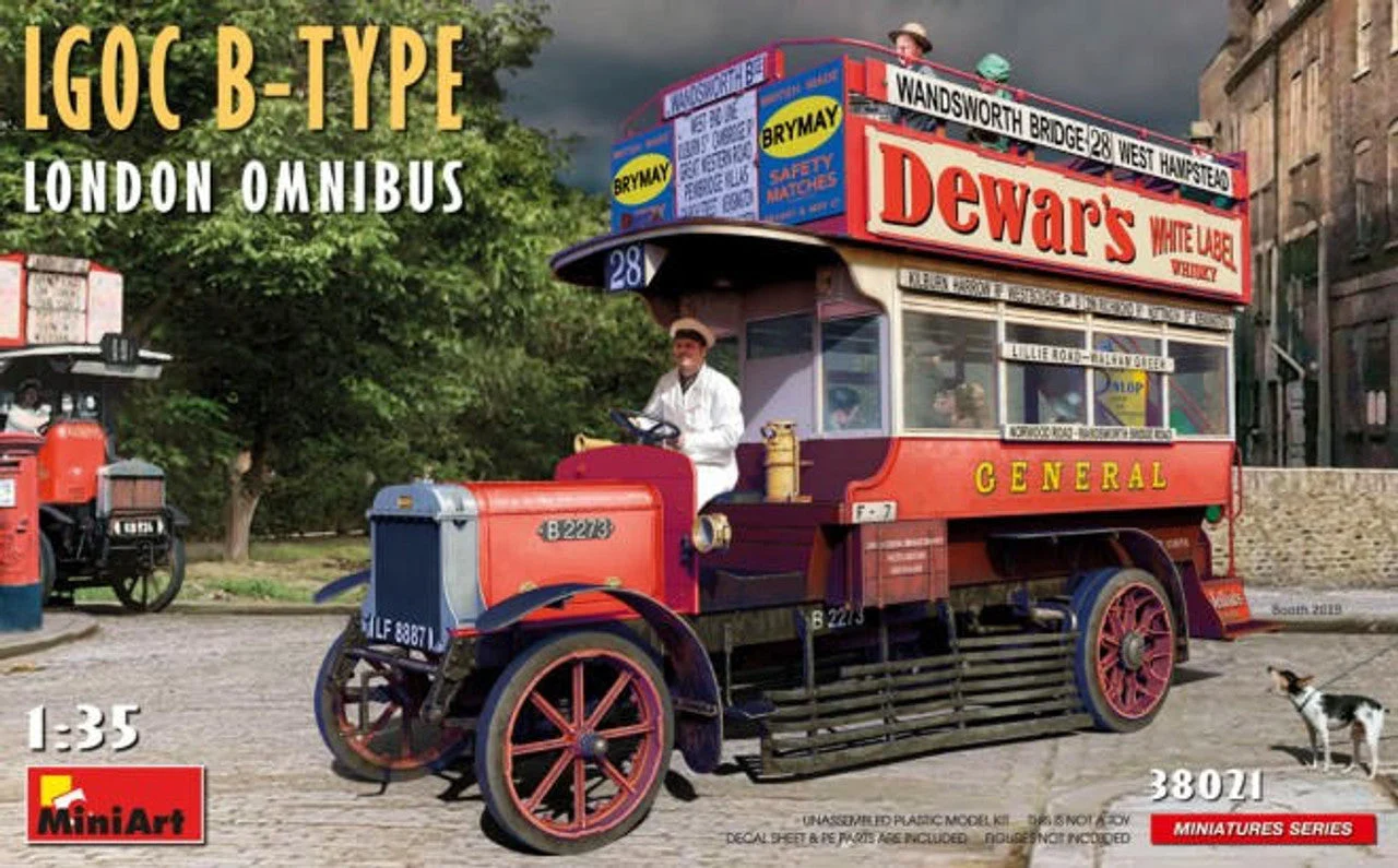 Miniart 1/35 Miniart LGOC B-Type London Double Decker Omnibus