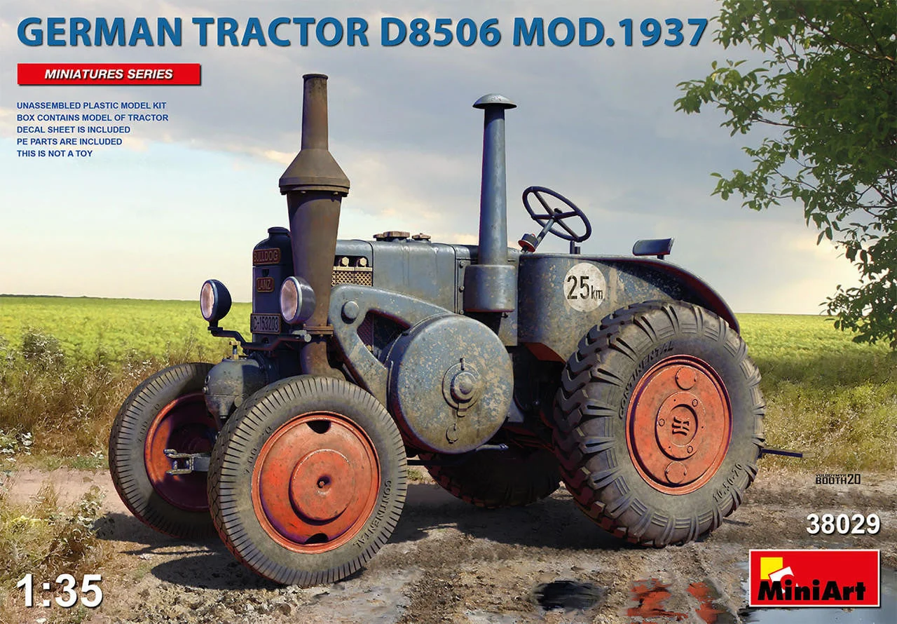 Miniart 1/35 Miniart German Tractor D8506 Mod. 1937