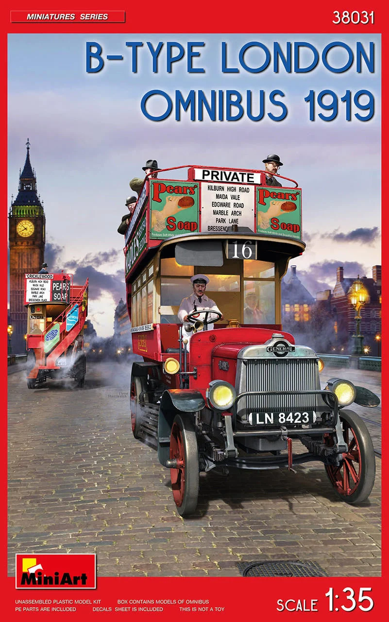 Miniart 1/35 Miniart B-Type London Omnibus 1919