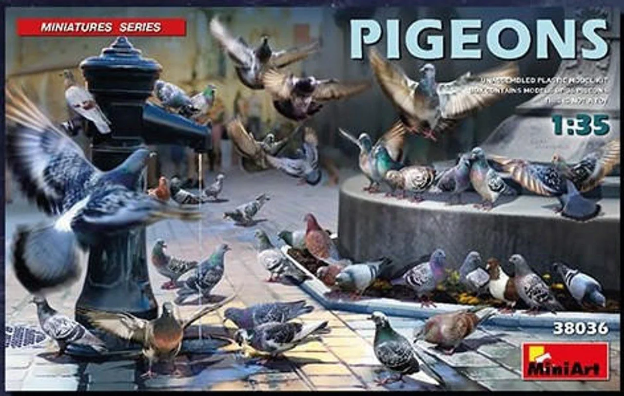 Miniart 1/35 Miniart Pigeons (36)