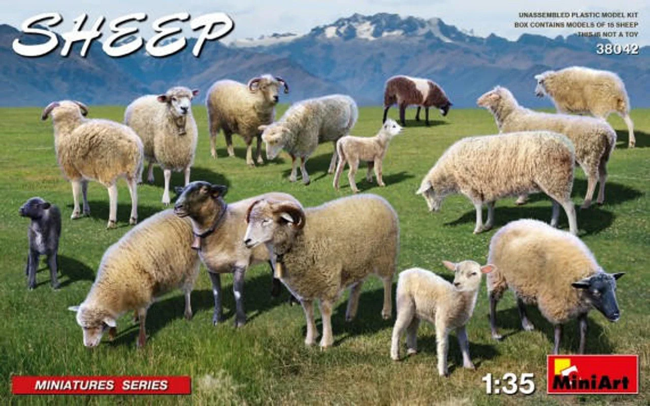 Miniart 1/35 Miniart Sheep (15)