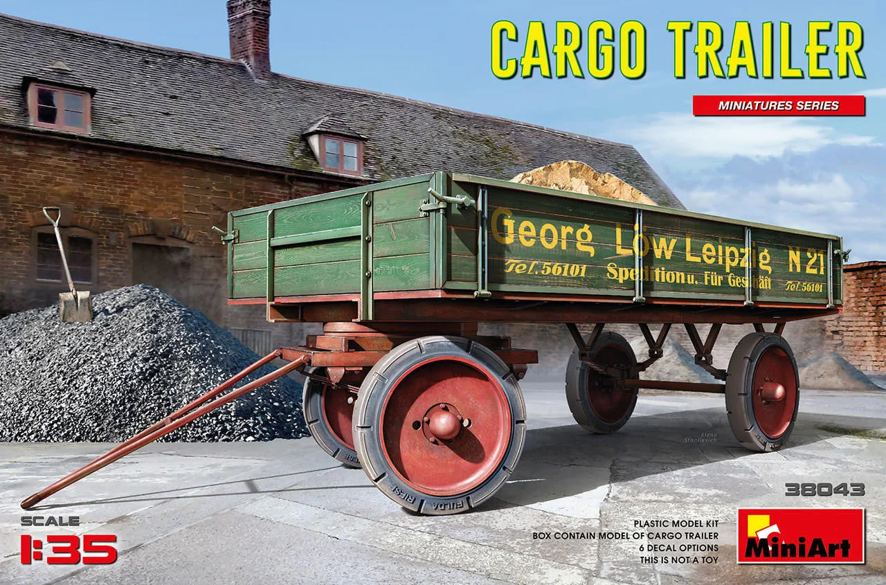 Miniart 1/35 Miniart Cargo Trailer