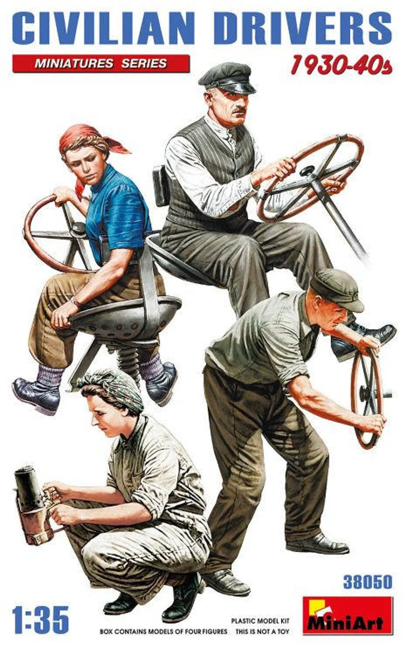 Miniart 1/35 Civilian Drivers 1930-40s
