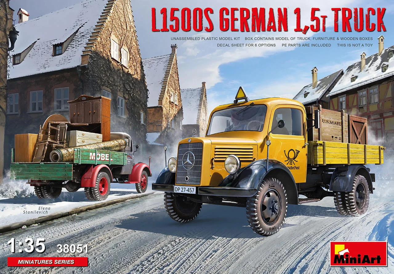 Miniart 1/35 Miniart L1500S German 1.5t Truck
