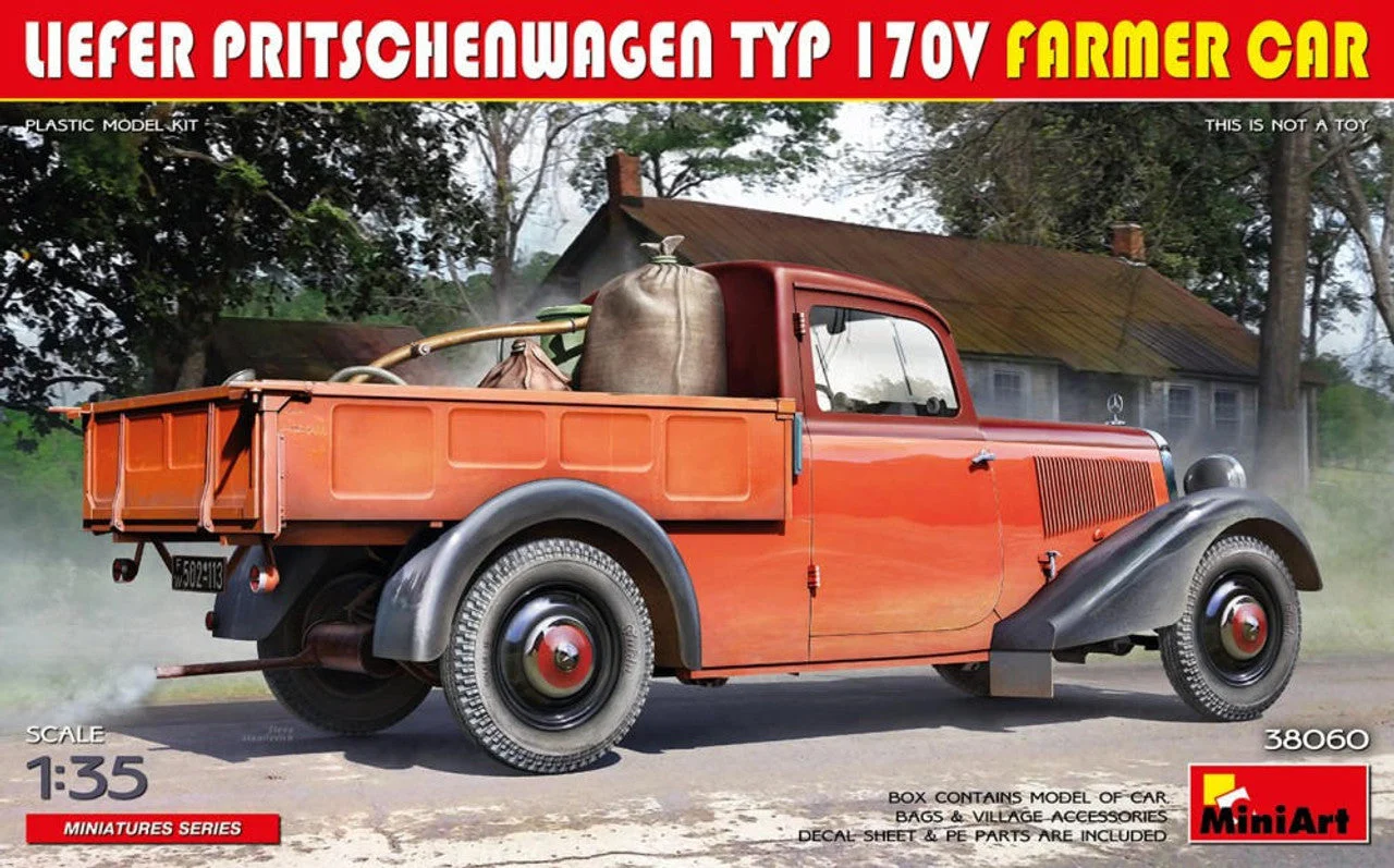 Miniart 1/35 Miniart Liefer Pritschenwagen Typ 170V Farmer Car