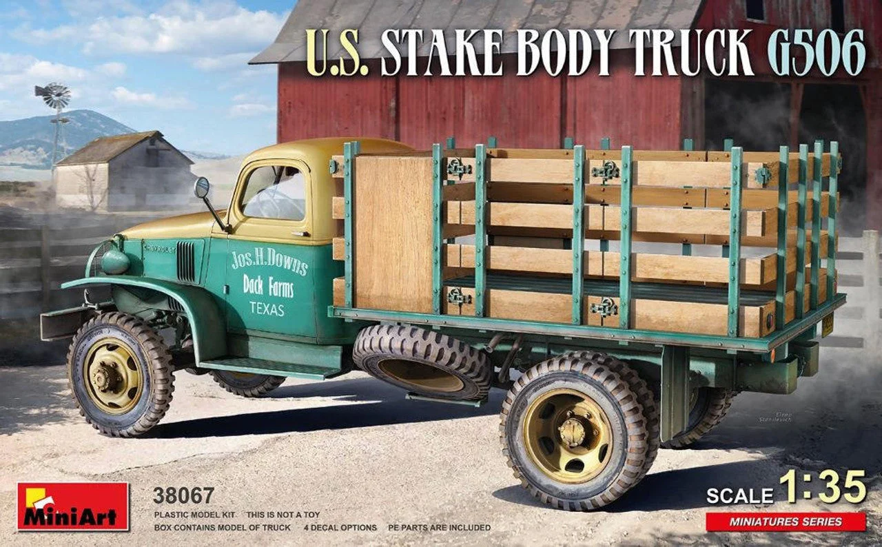 Miniart 1/35 Miniart U.S. Stake Body Truck G506