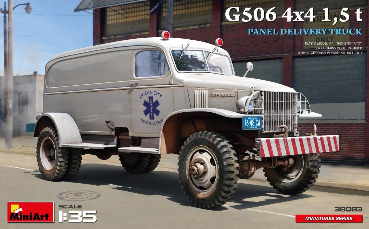 Miniart 1/35 Miniart G506 4x4 1.5 t Panel Delivery Truck
