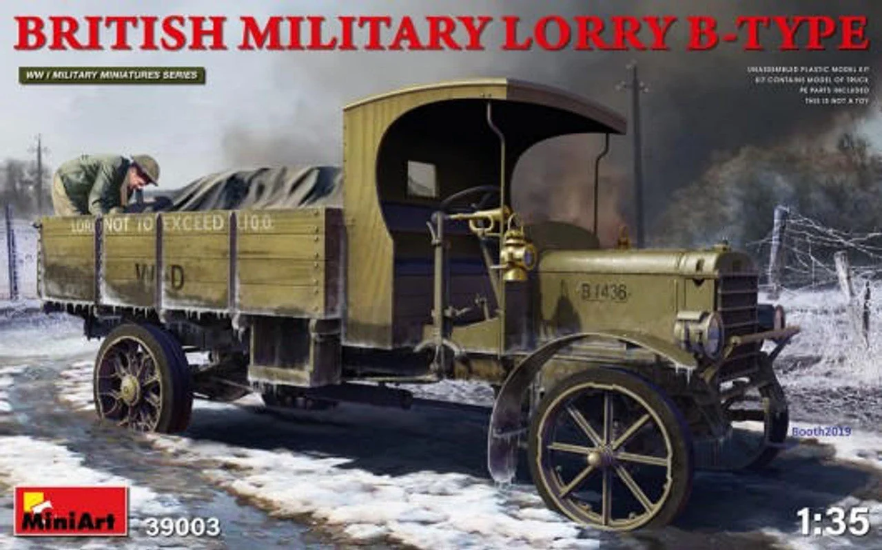 Miniart 1/35 Miniart WWI British Military Lorry B-Type Truck