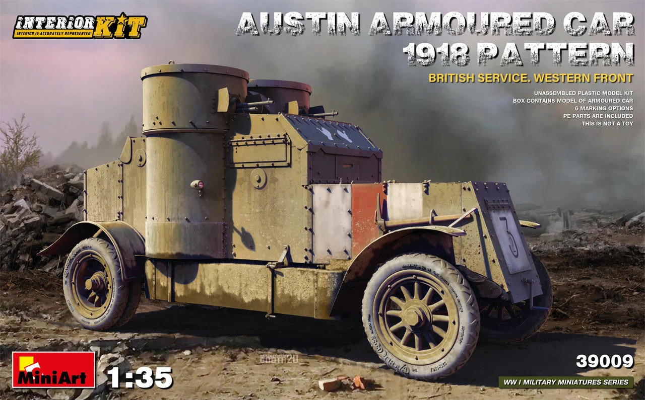 Miniart 1/35 Miniart Austin Armoured Car 1918 Pattern #1