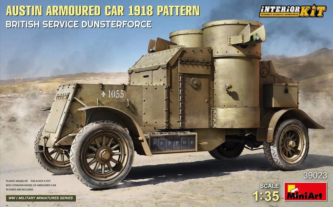Miniart 1/35 Miniart Austin Armoured Car 1918 Pattern British w/Interior