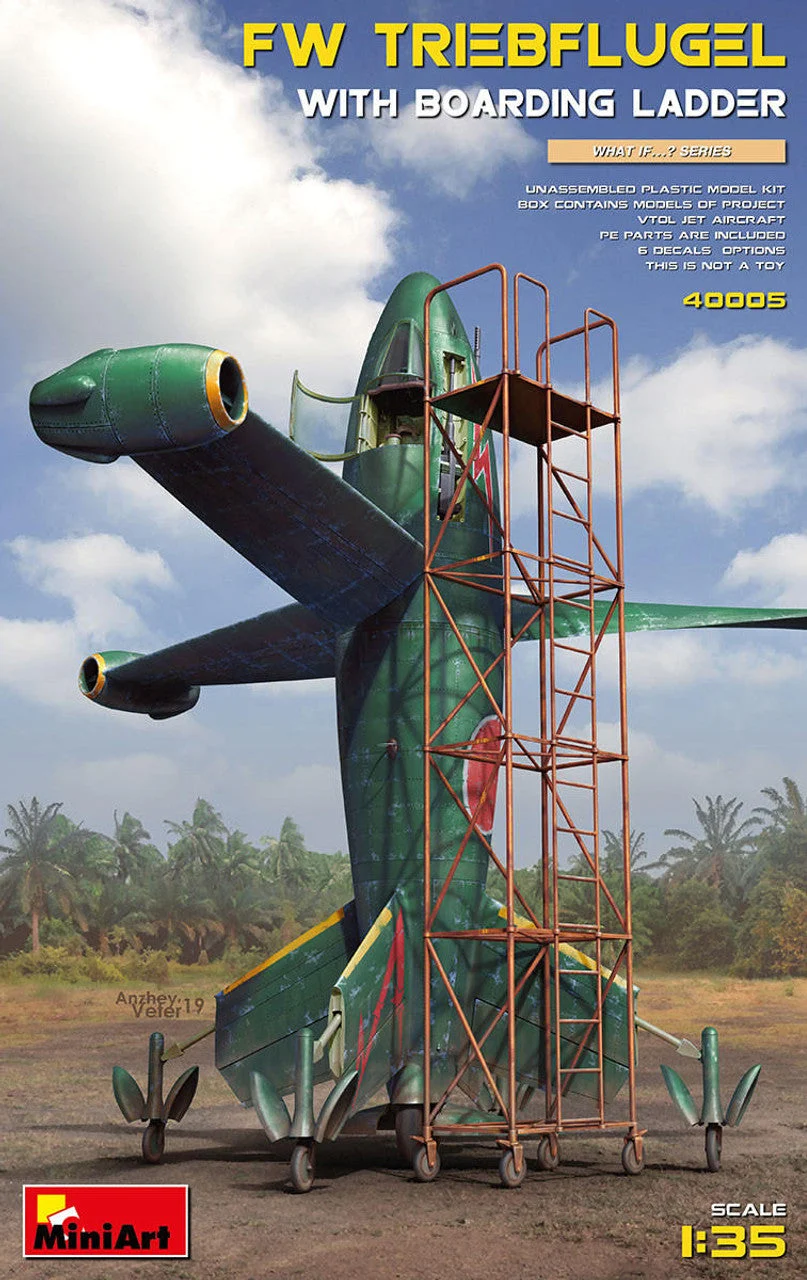 Miniart 1/35 Miniart Focke Wulf Triebflugel with Boarding Ladder
