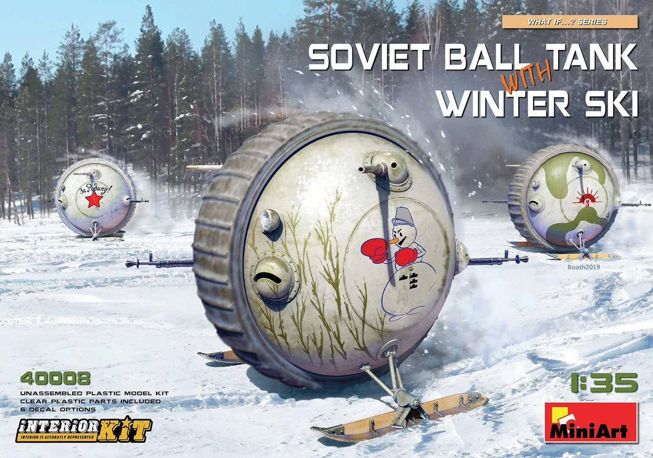 Miniart 1/35 Miniart Soviet Ball Tank with Winter Ski. Interior Kit