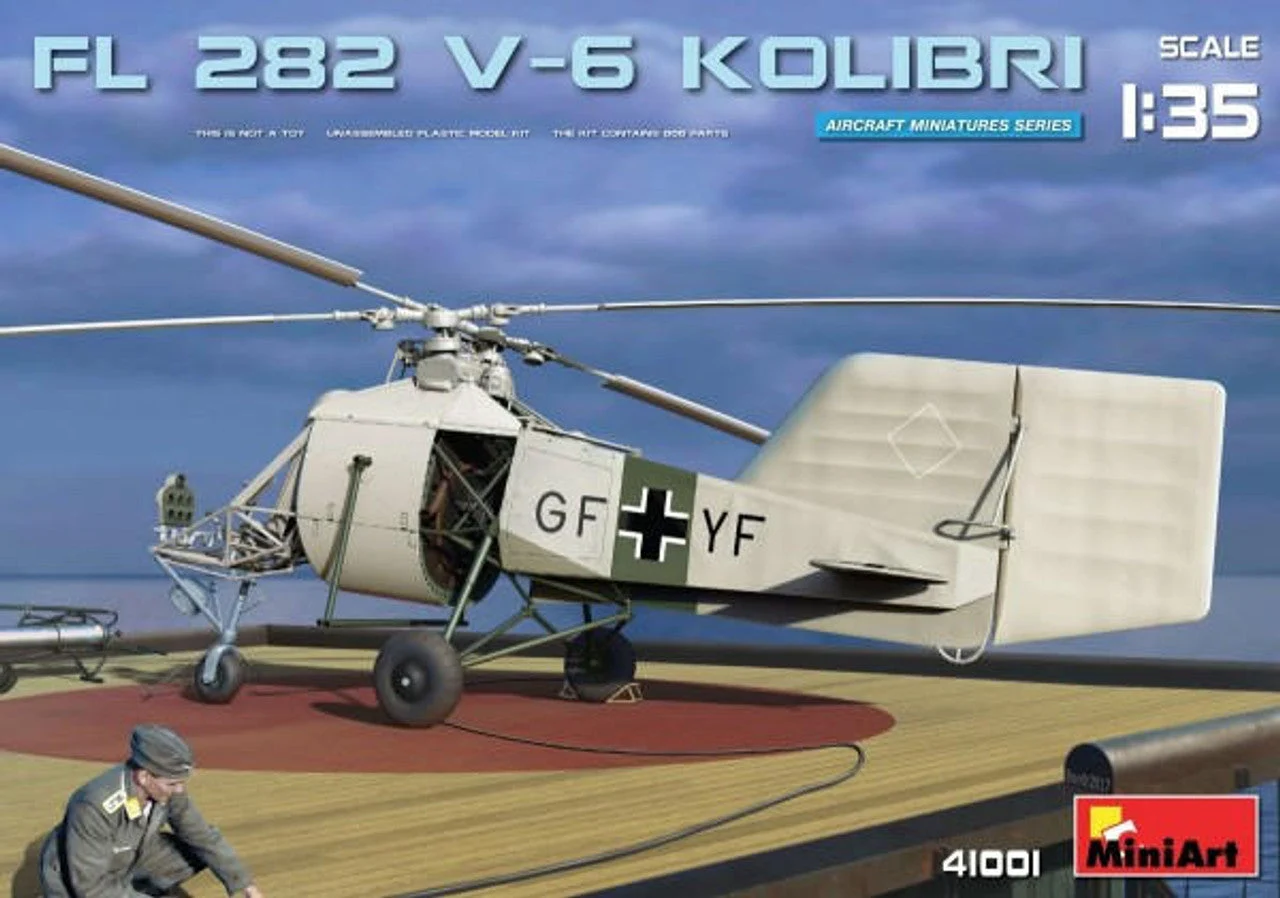 Miniart 1/35 Miniart Flettner FL282V6 Kolibri (Hummingbird) Single-Seat Scout Helicopter