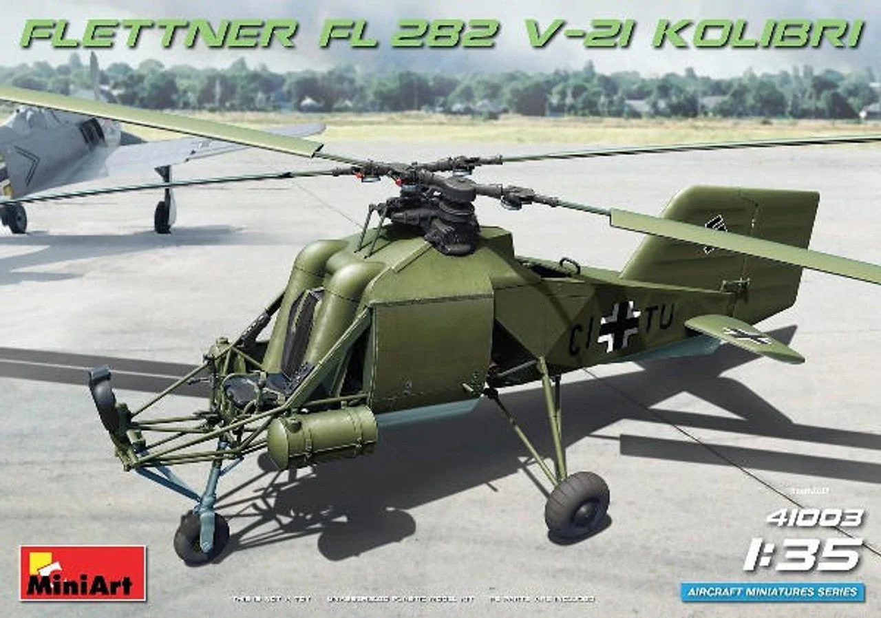Miniart 1/35 Miniart Flettner FL282V21 Kolibri (Hummingbird) Single-Seat German Helicopter