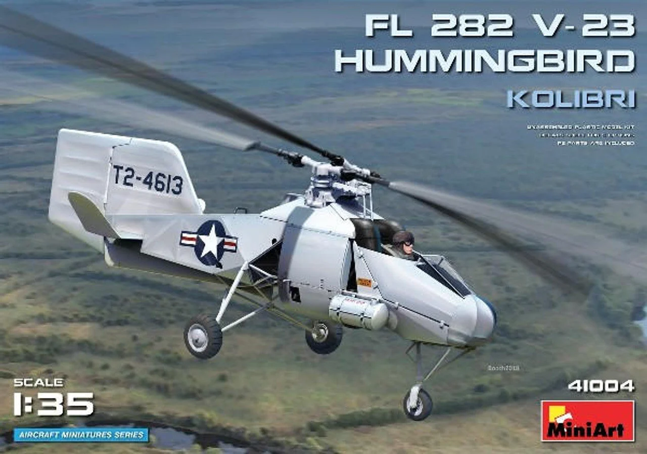 Miniart 1/35 Miniart Flettner FL282V23 Kolibri (Hummingbird) Single-Seat USAF Helicopter