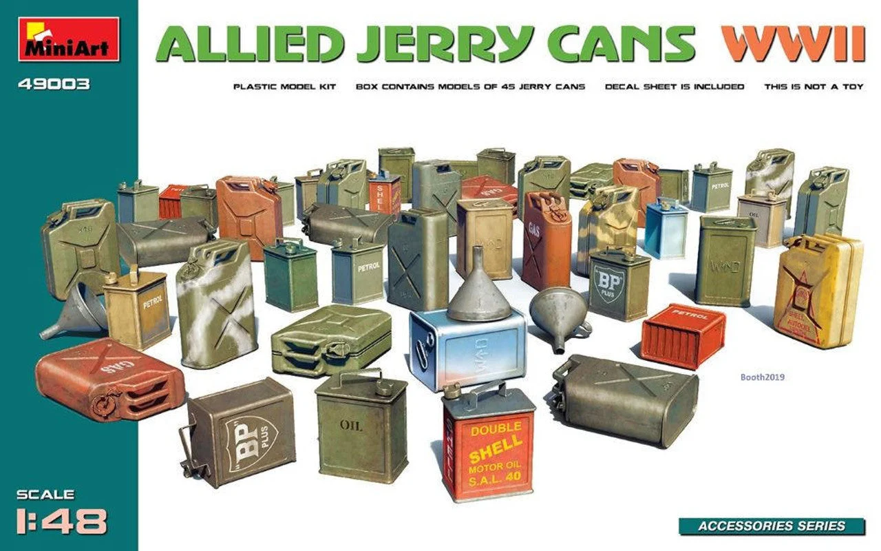 Miniart 1/48 Miniart Allied Jerry Cans WW2