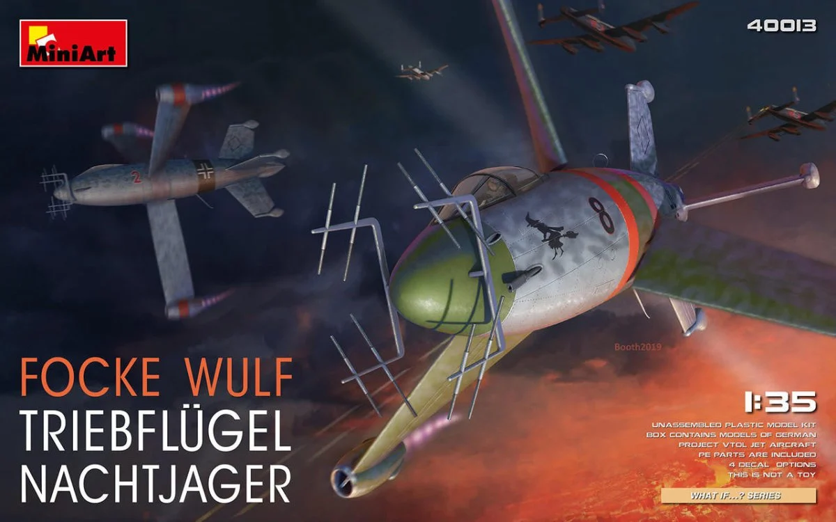 Miniart 1/35 Miniart Focke Wulf Triebflugel Nachtjager