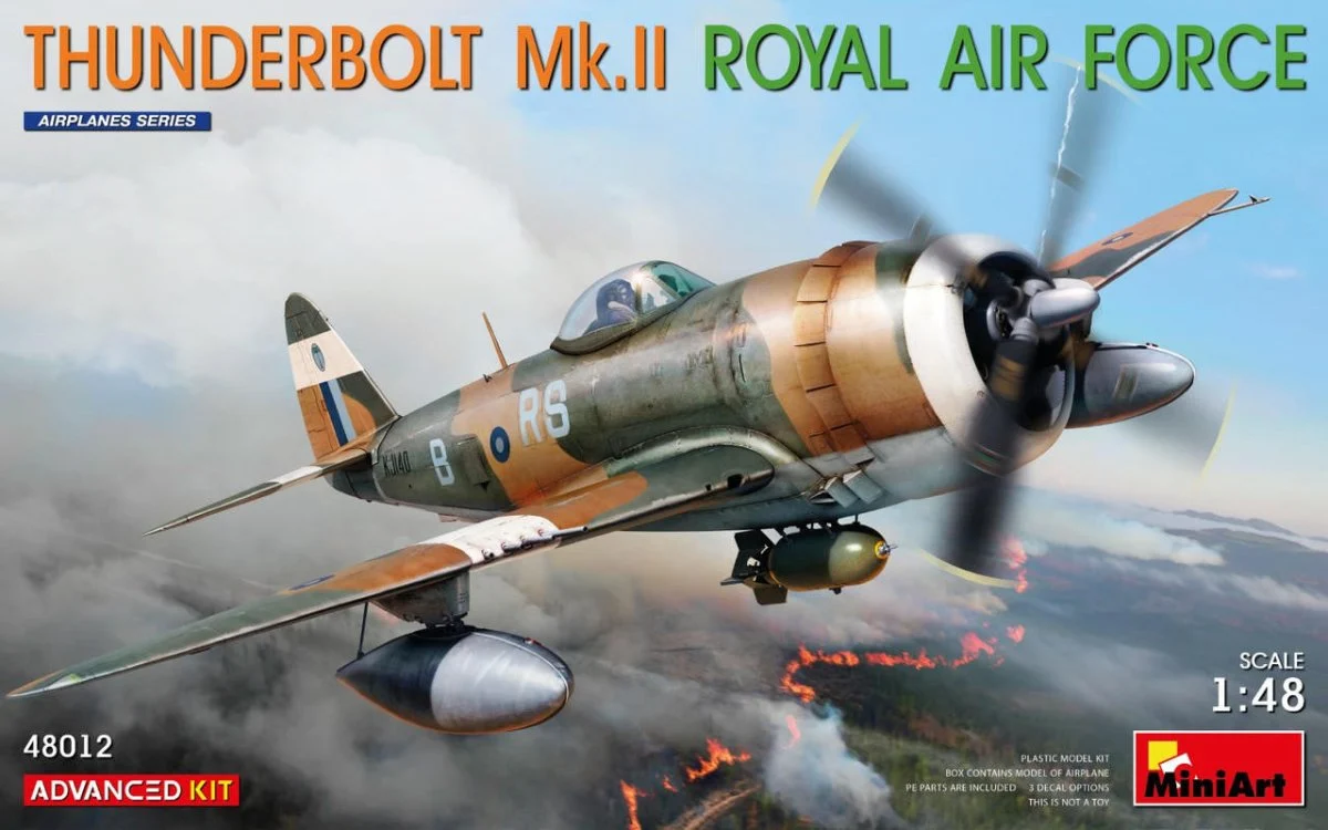 Miniart 1/48 Miniart Thunderbolt Mk.II Royal Air Force Advanced Kit