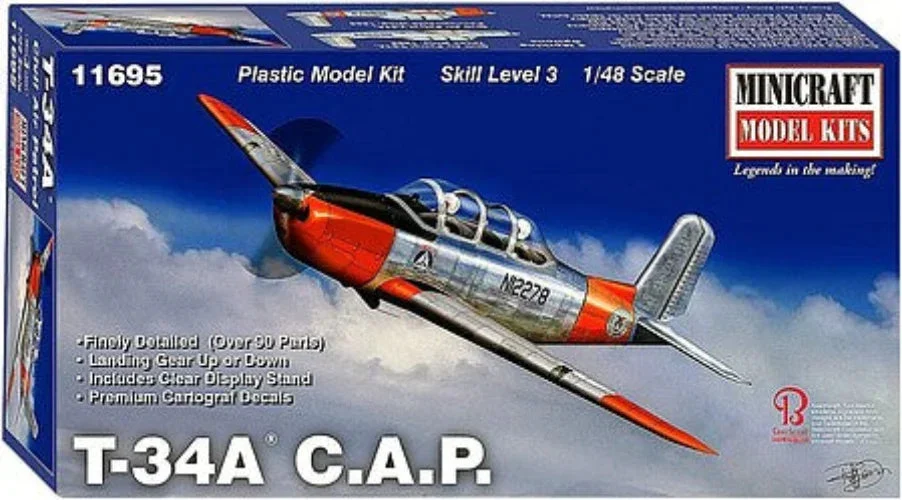 1/48 Minicraft T34A C.A.P. Aircraft - Minicraft Models