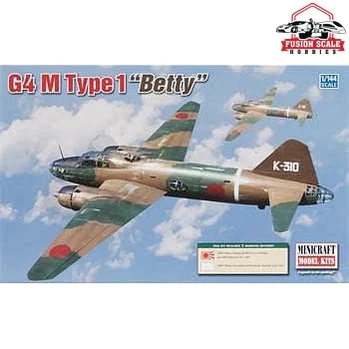 Minecraft Model Kits Mitsubishi G4M Type 1 Betty IJN - Minicraft Models