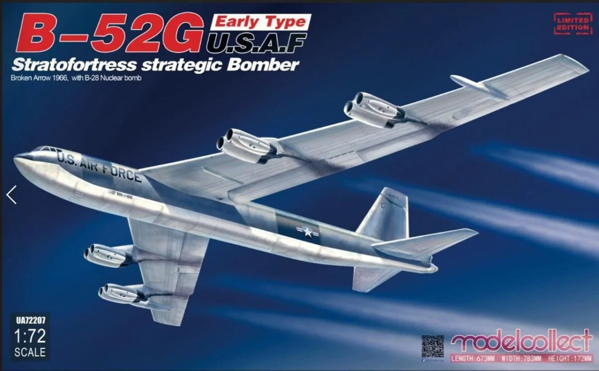 ModelCollect 1/72 ModelCollect B-52G early type U.S.A.F stratofortress strategic bomber