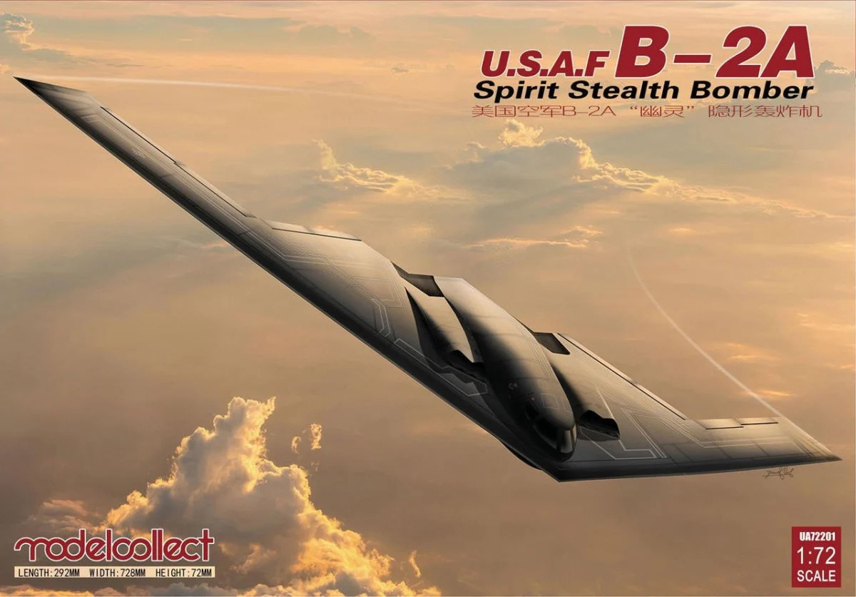 ModelCollect 1/72 ModelCollect U.S.A.F. B-2A Spirit Stealth Bomber