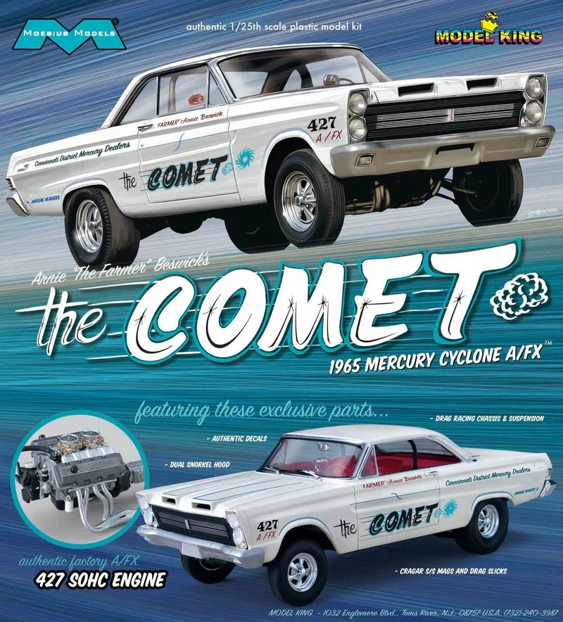 1/25 Moebius Arnie Beswick's 1965 Mercury Comet Cyclone - Moebius Model