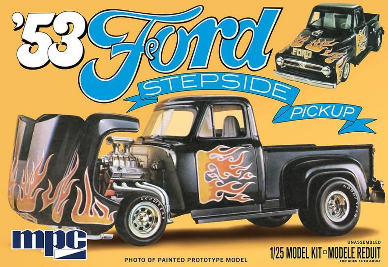 MPC 1/25 Ford Pickup Flip-Nose Plastic Model Kit
