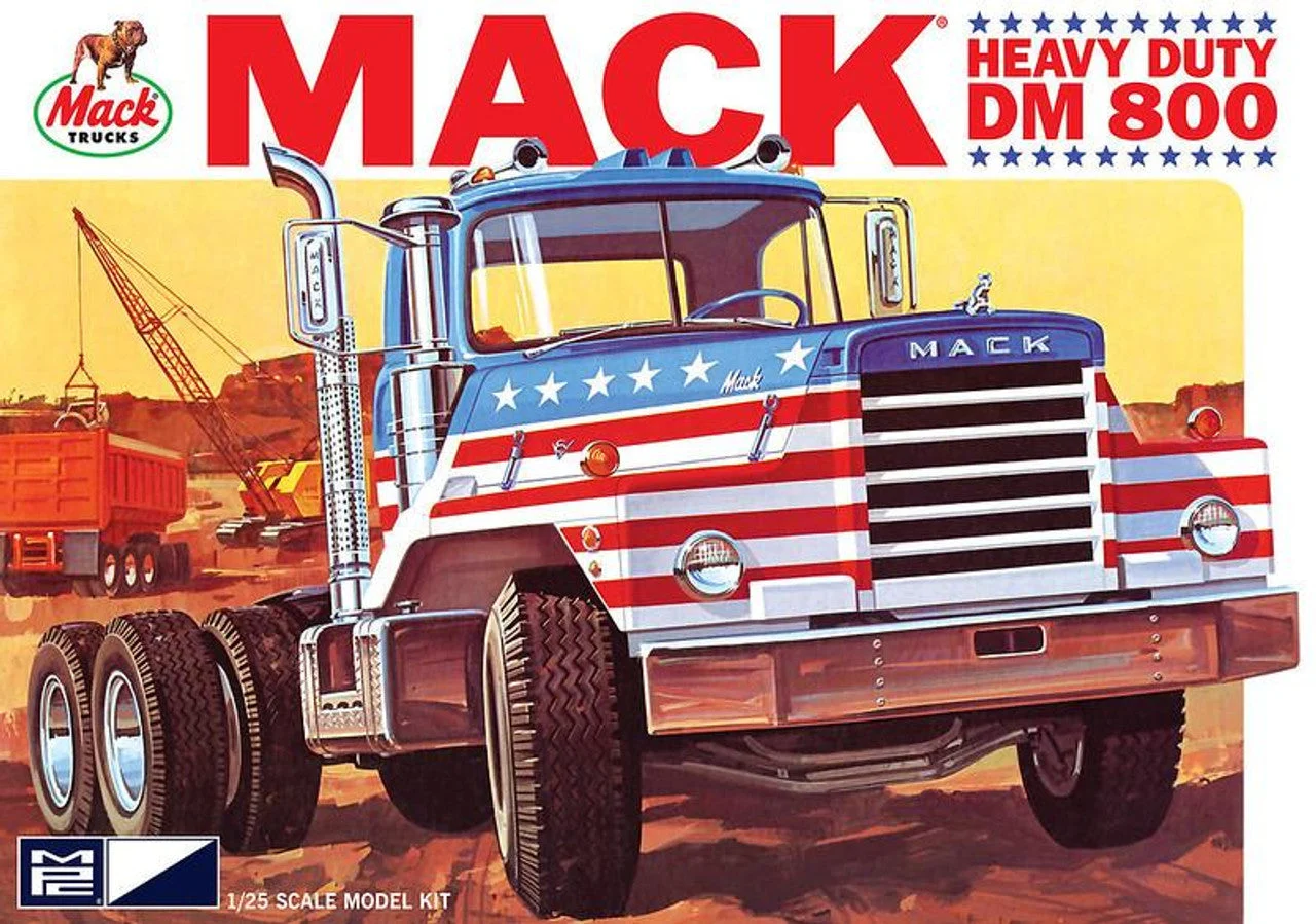 MPC 1/25 Mack Heavy Duty DM800 Semi Tractor Cab