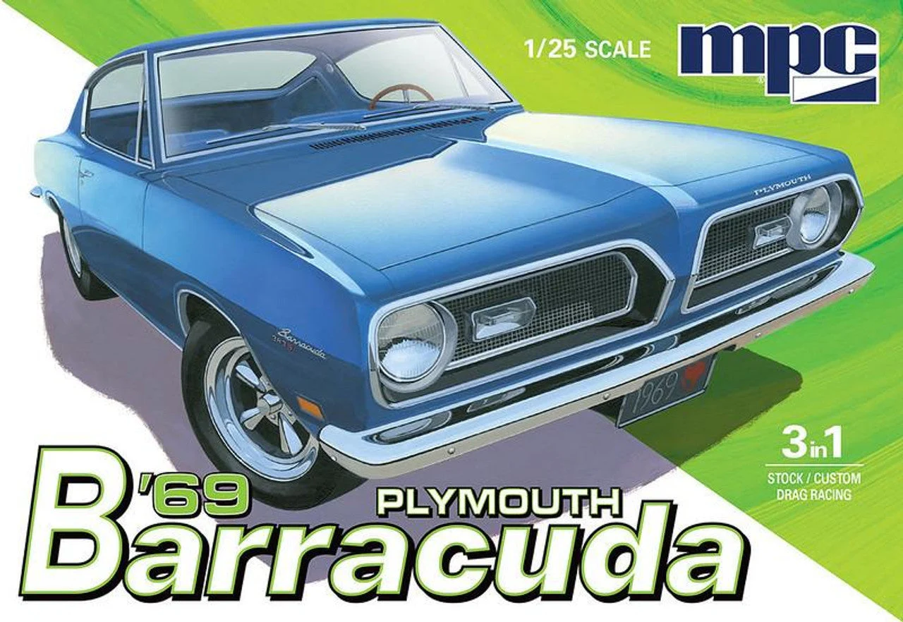 MPC 1/25 Plymouth Barracuda Plastic Model Kit
