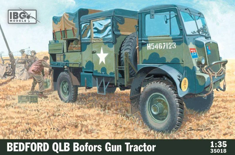 1/35 IBG Model Bedford QLB Bofors Tracktor Gun 35018 - IBG Models