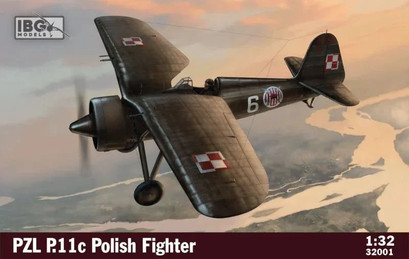 1/32 IBG Model PZL P.11c Polish Fighter 32001 - IBG Models