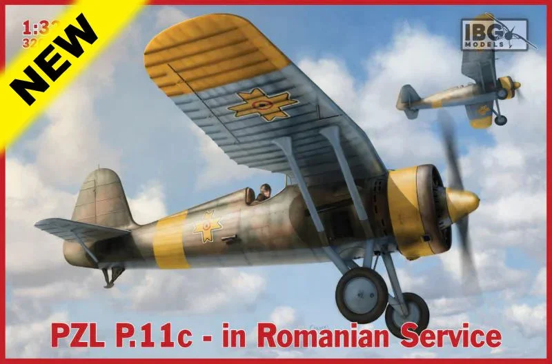 1/32 IBG Model PZL P.11c Fighter in Romanian Service 32002 - IBG Models