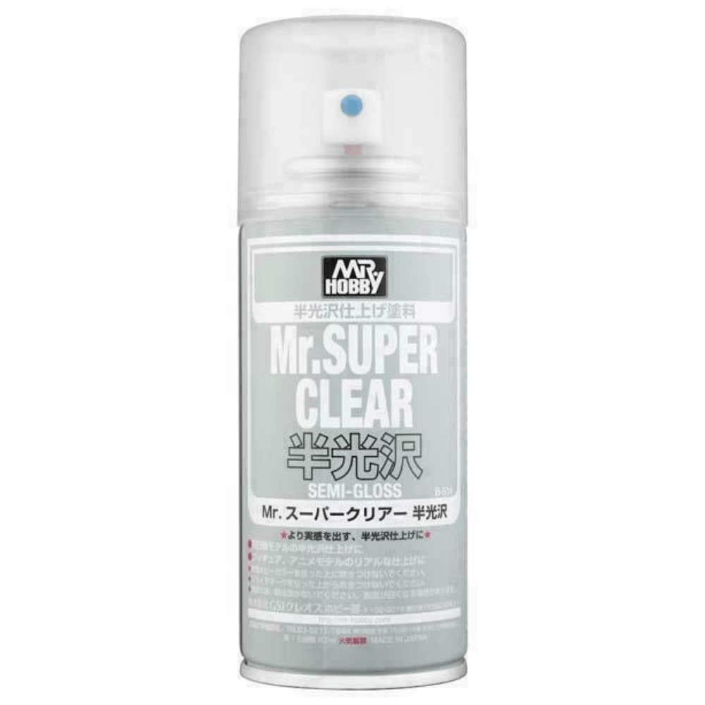 Mr Hobby Mr Super Clear Semi-Gloss Spray - B516