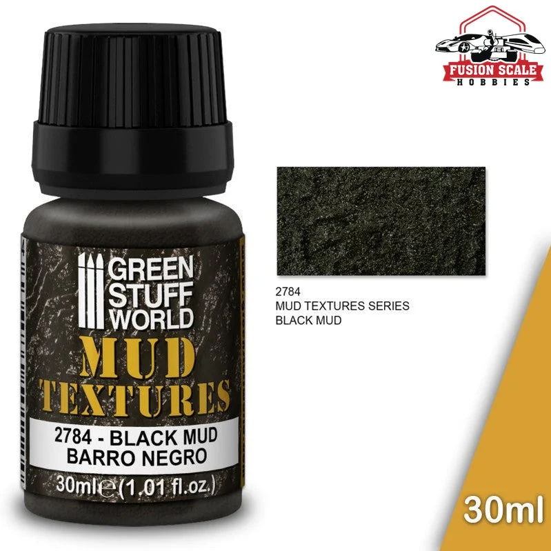 Green Stuff World Black Mud Effect Texture GSW2784