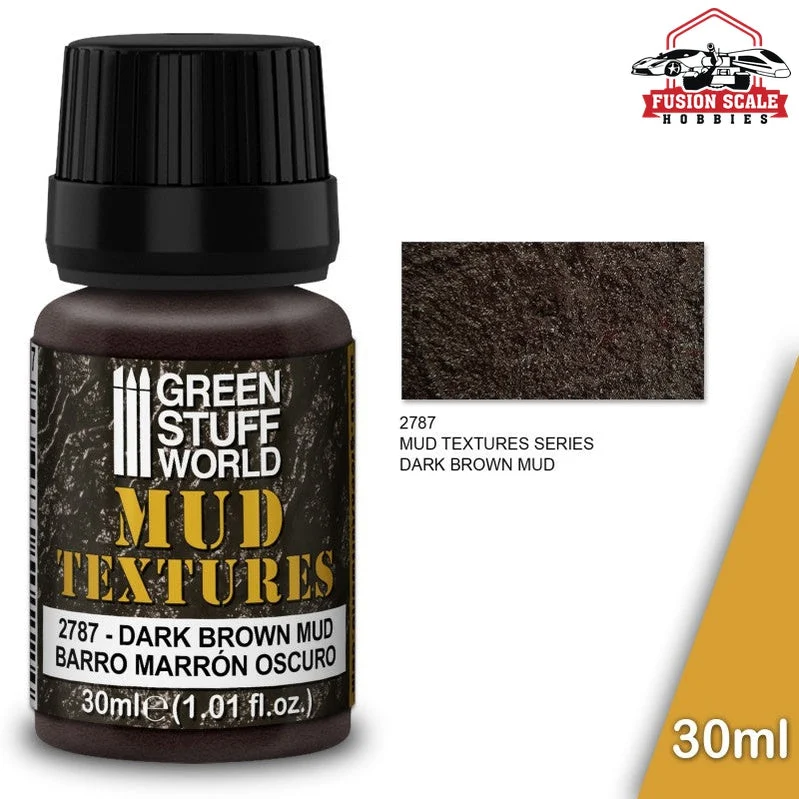 Green Stuff World Dark Brown Mud Effect Texture GSW2787